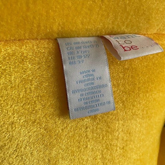 I WANT TO BE “EXCAVATOR” toddler plush Halloween costume with hat size 3-7 - Picture 10 of 12